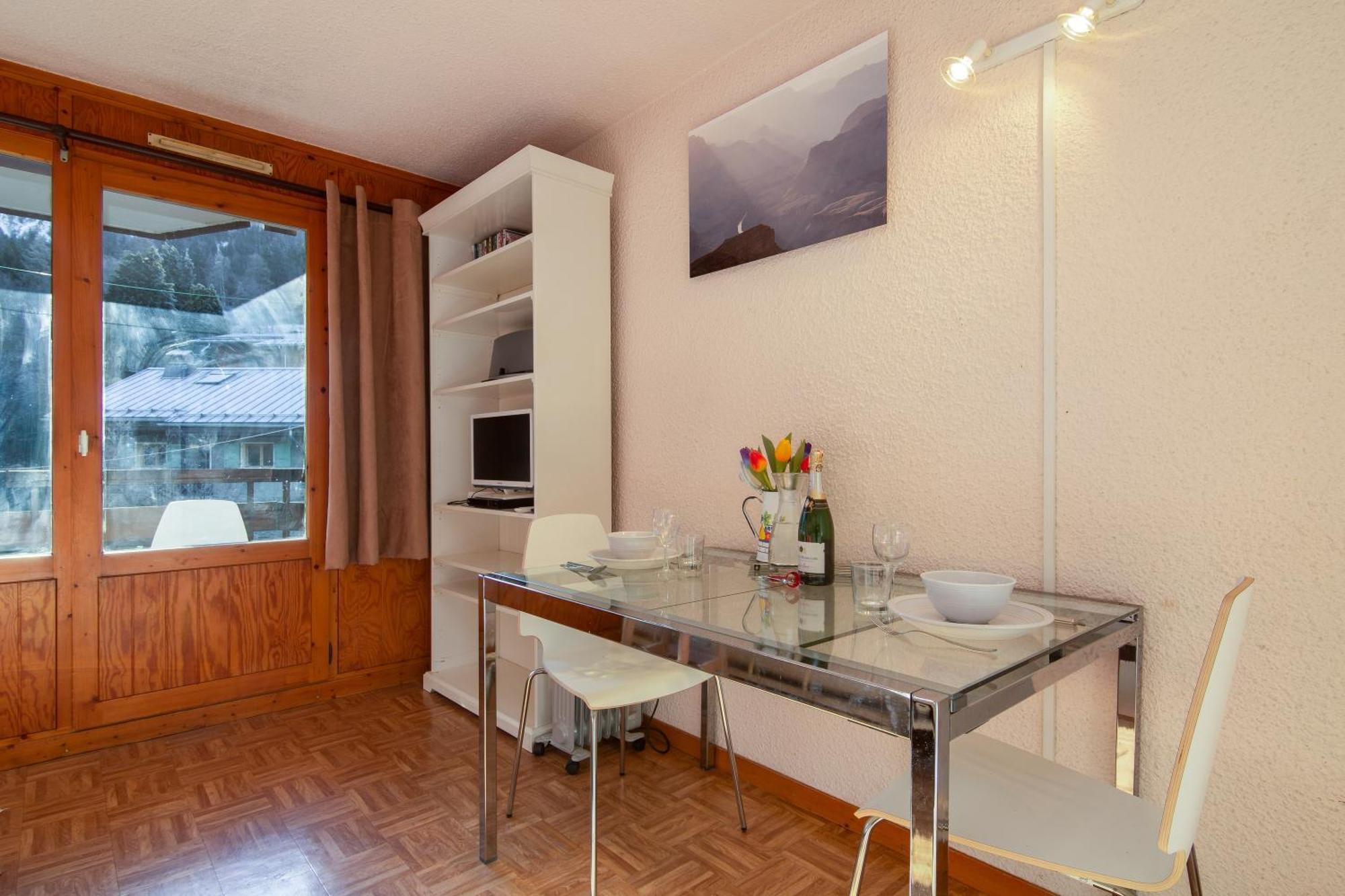 Residence Le Prarion 24A Ski In- Ski Out - Happy Rentals Les Houches Dış mekan fotoğraf