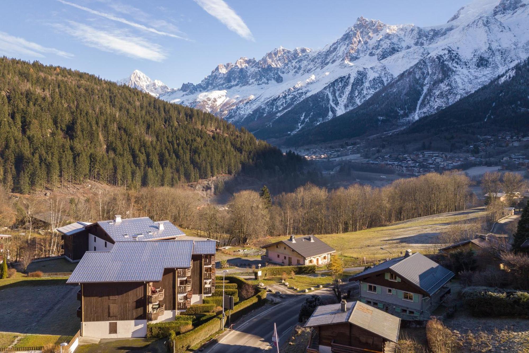 Residence Le Prarion 24A Ski In- Ski Out - Happy Rentals Les Houches Dış mekan fotoğraf